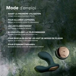 Hugo 2 Remote - Vibromasseur prostatique télécommandé