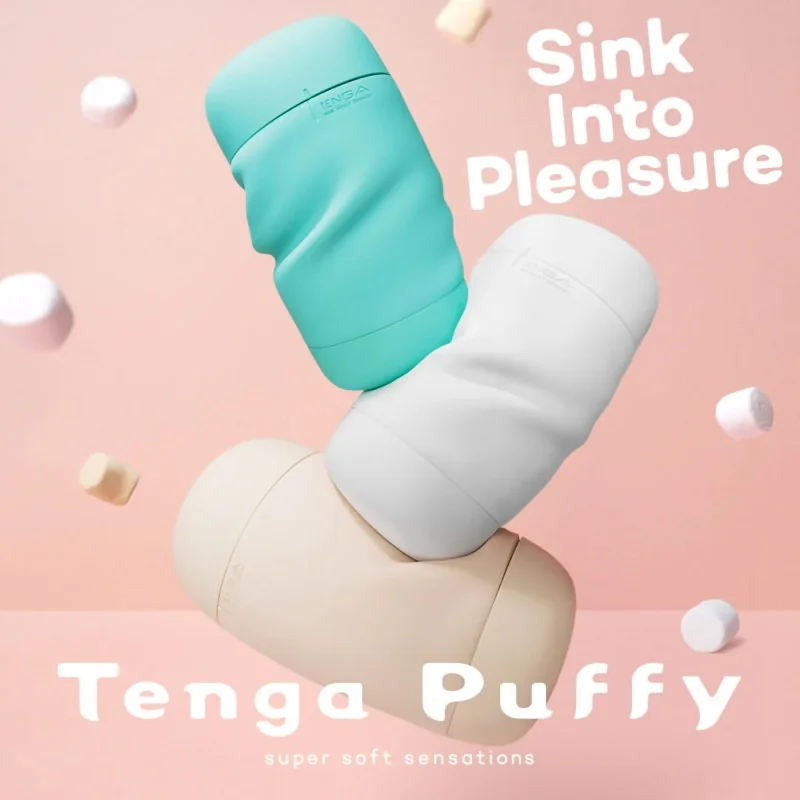 Tenga Puffy - Masturbateur avec sensation moelleuse et enveloppante
