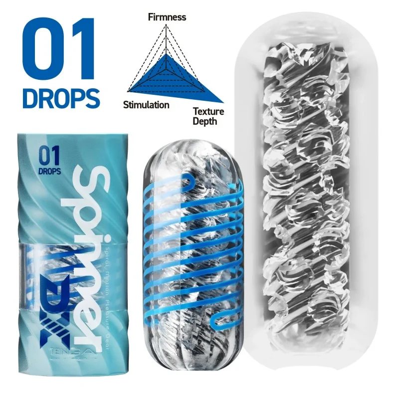Tenga Spinner DX - Masturbateur sensation Rotation & Succion intensifiée