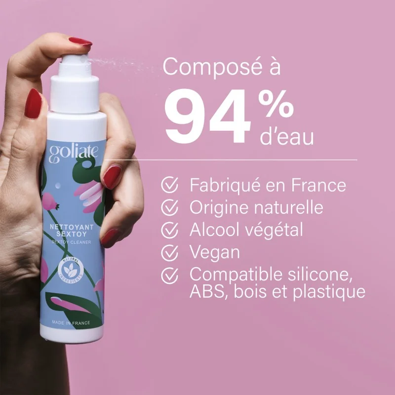 Nettoyant naturel pour sextoys - Sans rinçage