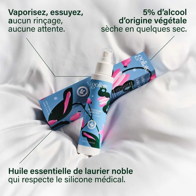 Nettoyant naturel pour sextoys - Sans rinçage