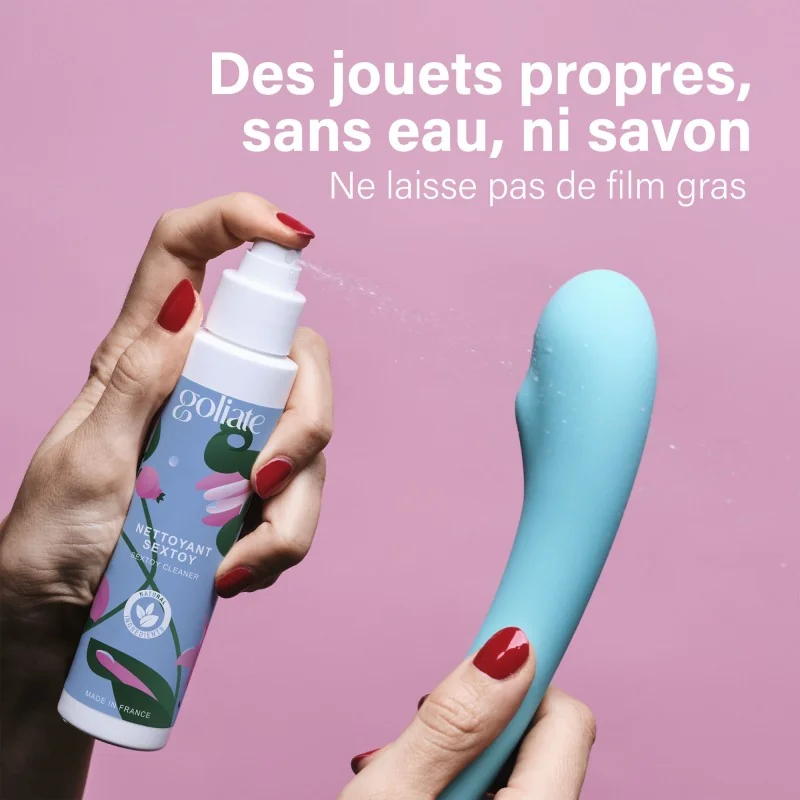 Nettoyant naturel pour sextoys - Sans rinçage