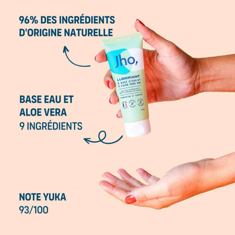 Lubrifiant à base d'eau et Aloe vera