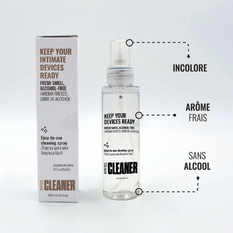 Nettoyant pour sextoys et produits intimes